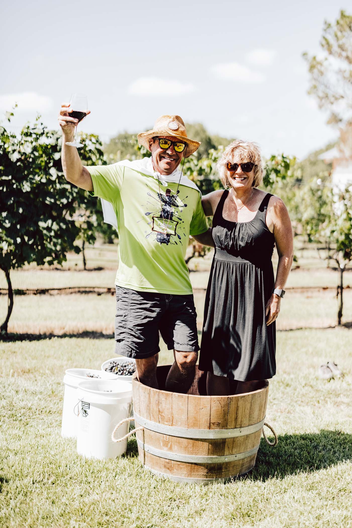 Grape Stomp Fredericksburg Signor Vineyards